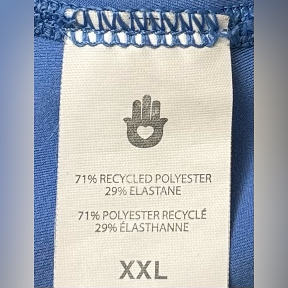 Spiritual Gangster “Knockout” Blue/Yellow 
Sports Bra Kendall Toole Peloton XXL - Picture 5 of 7